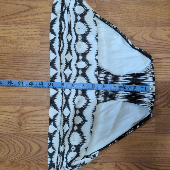 Badgley Mischka Ikat Pattern Shirred Bikini Bottom ... NWOT - Picture 8 of 8